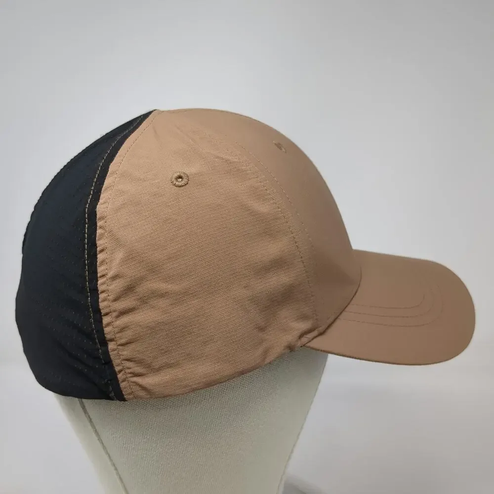 The North Face Baseball Cap Brown One Size Strapback Perforated Curved Brim Hat